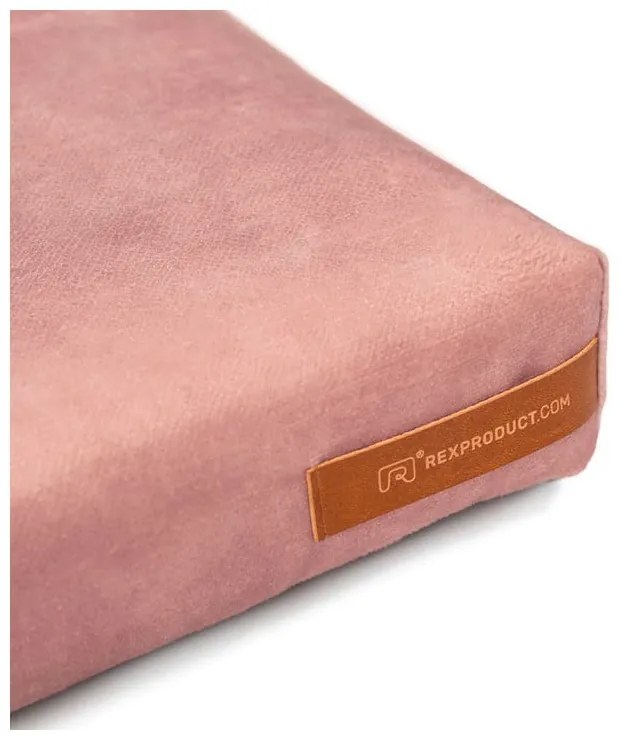 Ružový matrac pre psa z Eko kože 90x110 cm SoftPET Eco XXL – Rexproduct