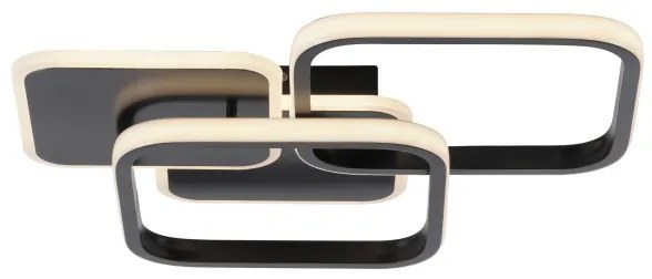 Leuchten Direkt 14117-18 - LED Stropné svietidlo SEVENT LED/36W/230V čierna