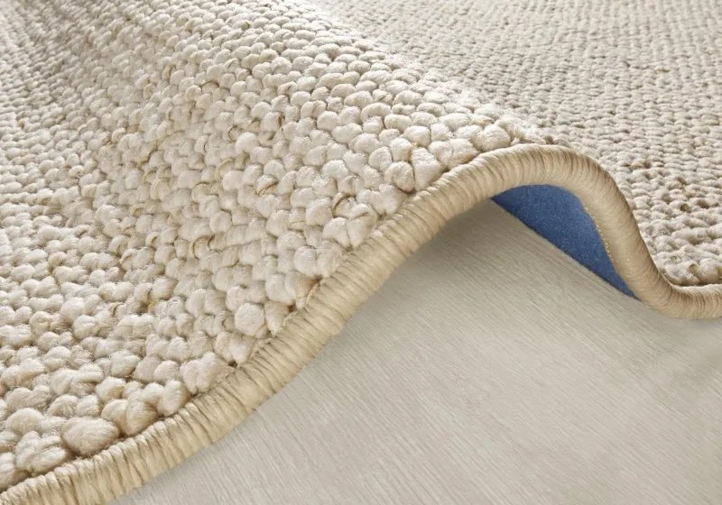 BT Carpet, Behúň Wolly 102843, 80x200, biela, obývacia izba