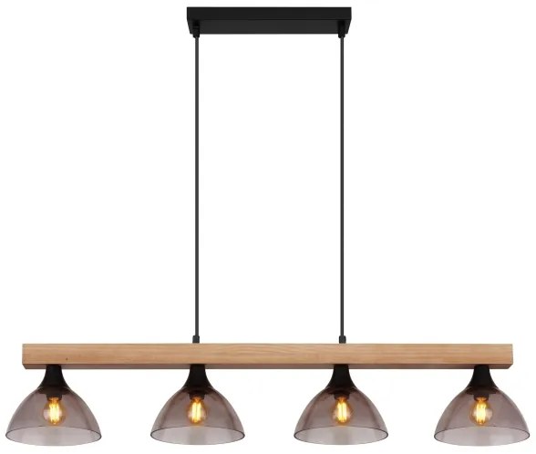 Globo 15544-4H - Luster na lanku LINDI 4xE14/15W/230V