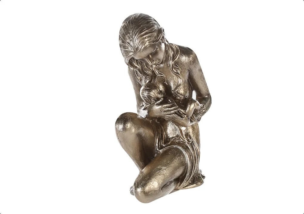 Bighome - Socha MOTHER 25,5 cm - bronzová