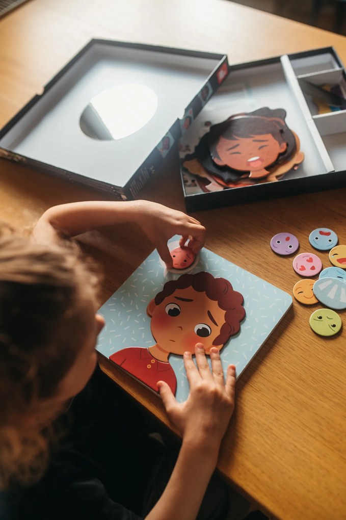 Magnetická skladačka – emócie