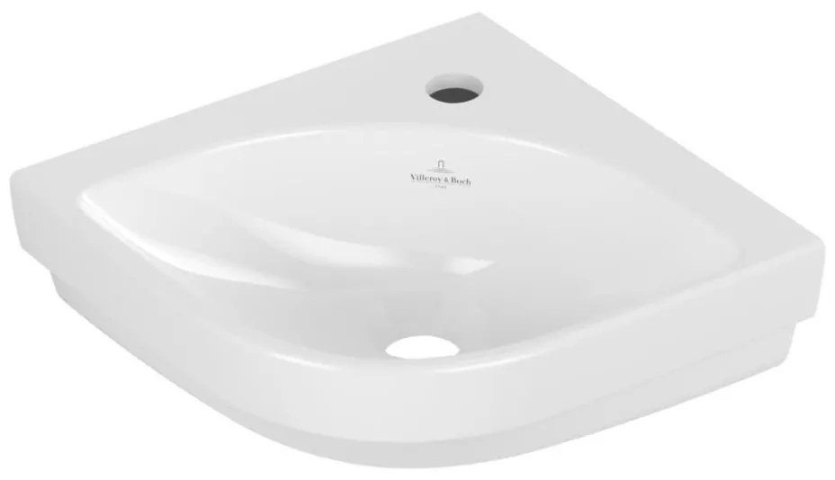 Villeroy & Boch 43714601 - Rohové závesné umývadlo SUBWAY 32x32 cm keramika/biela