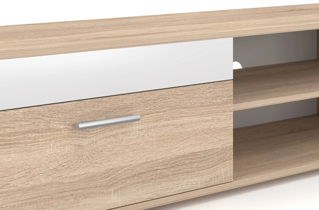 Obývací stěna Berno dub Sonoma/bílá