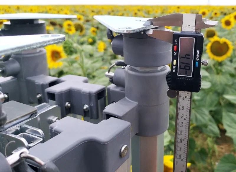 BRIMO Svadobný stan 3x6 m hliníkový – Elegantný a rýchlorozkladací - s 3 stenami - Modrá 15