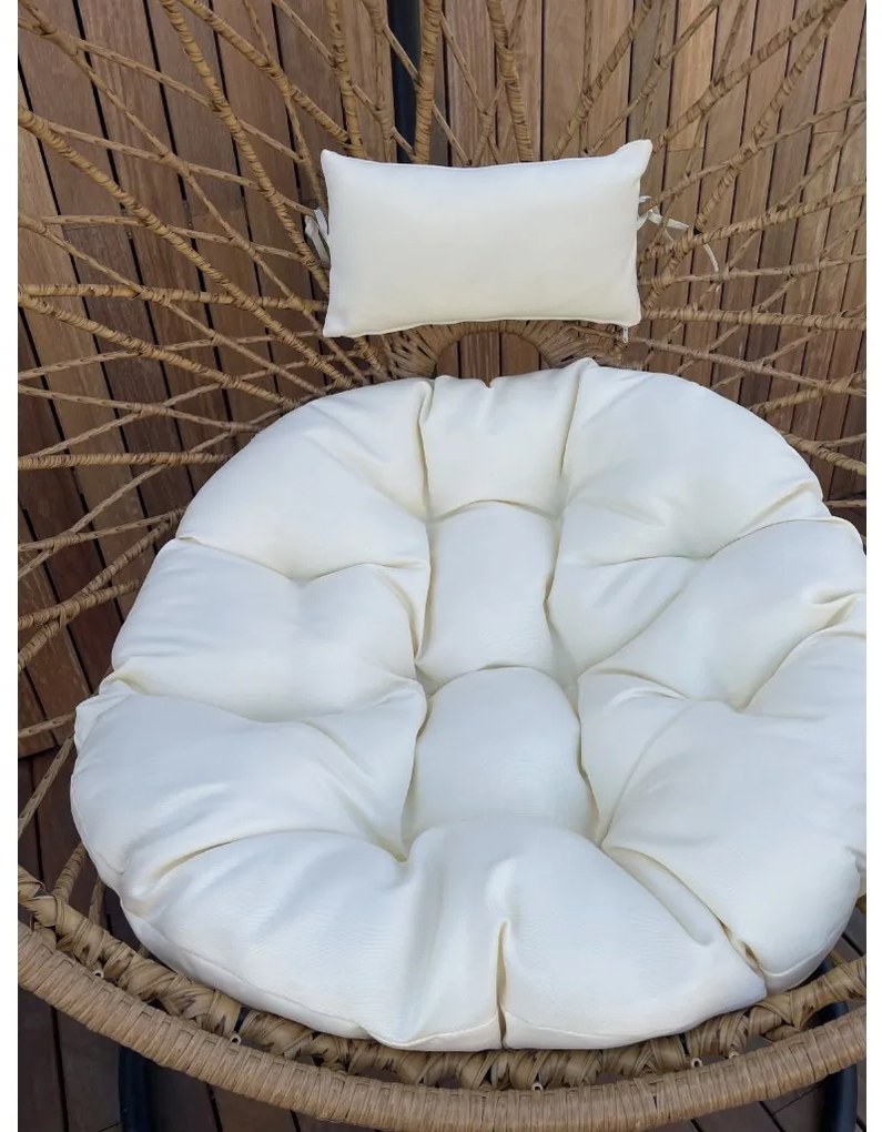 PROXIMA.store - Záhradné hojdacie kreslo GARDEN BOHO FARBA: béžová