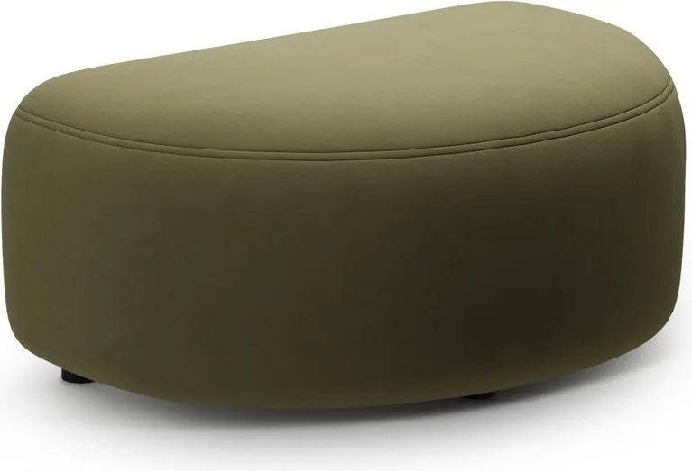 Zelená zamatová podnožka Kate – Micadoni