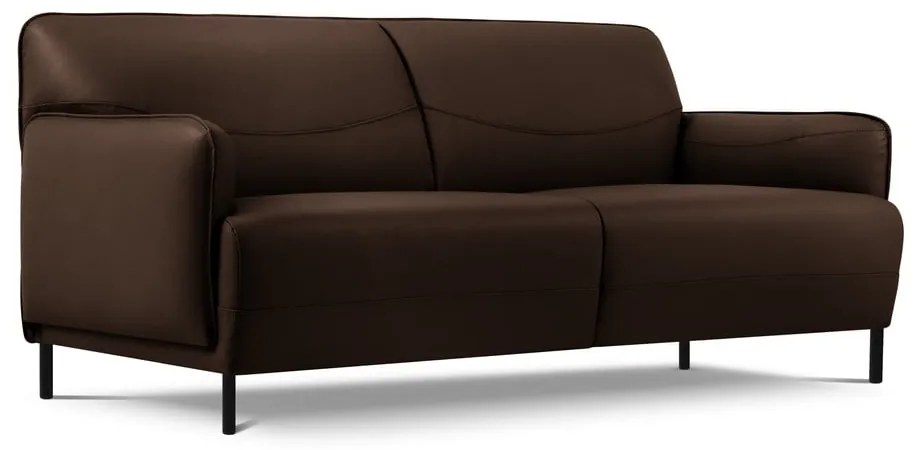 Hnedá kožená pohovka Windsor & Co Sofas Neso, 175 x 90 cm
