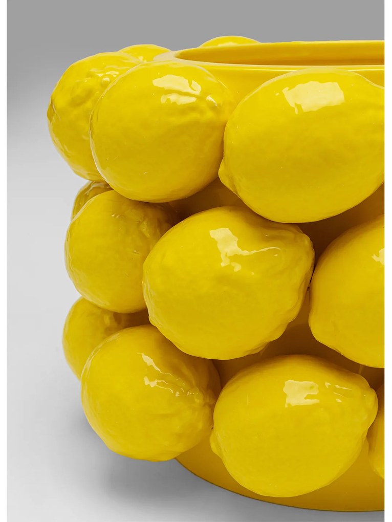 Lemon Juice váza žltá 19 cm