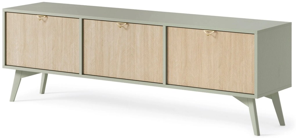 Televízny stolík Forest II 158 cm eukalyptus/béžový