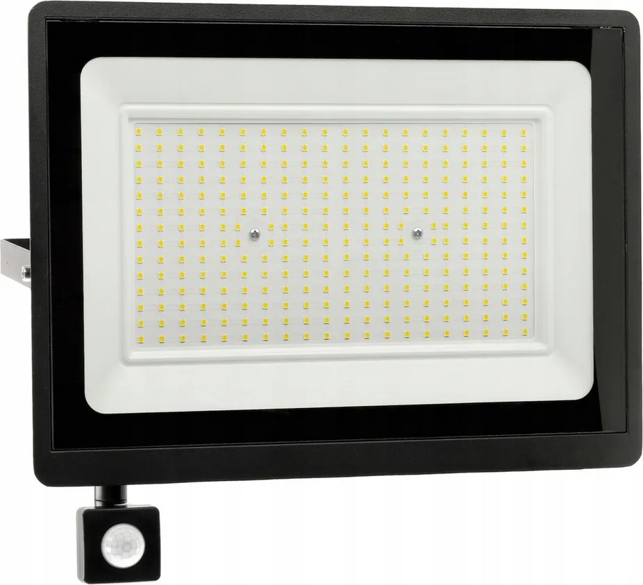 LED reflektor IP65 - 200w - 18000lm - so senzorom pohybu a súmraku - neutrálna biela