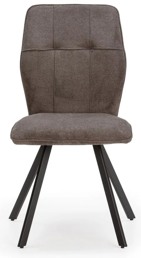 Tmavosivé jedálenské stoličky v súprave 4 ks Mery – Marckeric