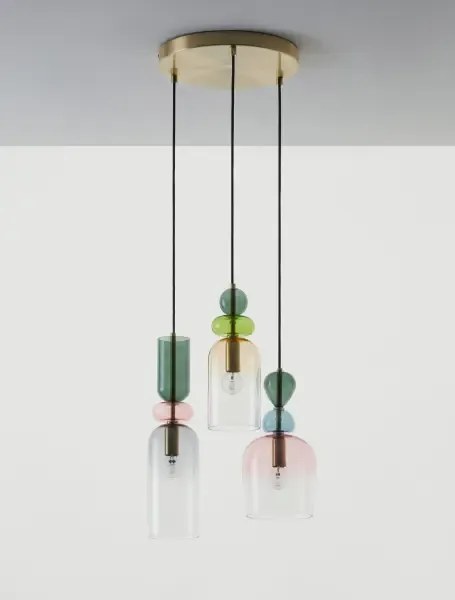 Retro luster Murano 41.7 Farebné