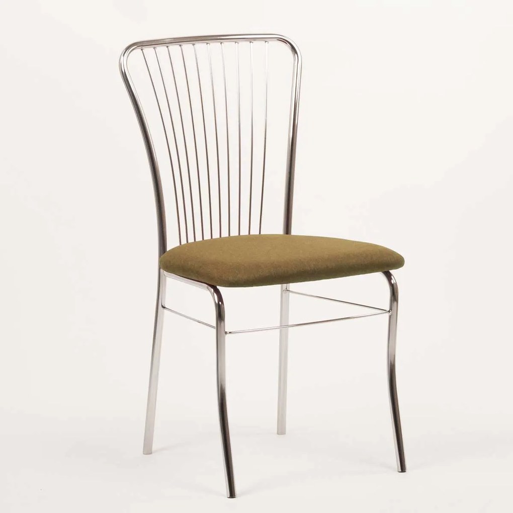 Stima Stolička IRINA chrom Vyberte látku ->: CARABU marrone 137