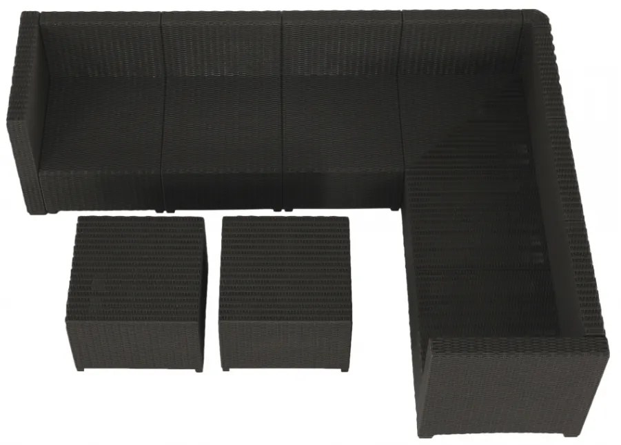 3-dielny ratanový set Roden