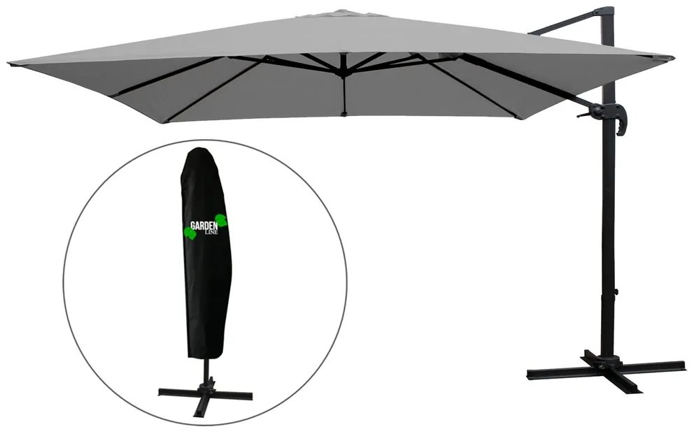 Chomik Slnečník Mini Roma 250 cm, sivý