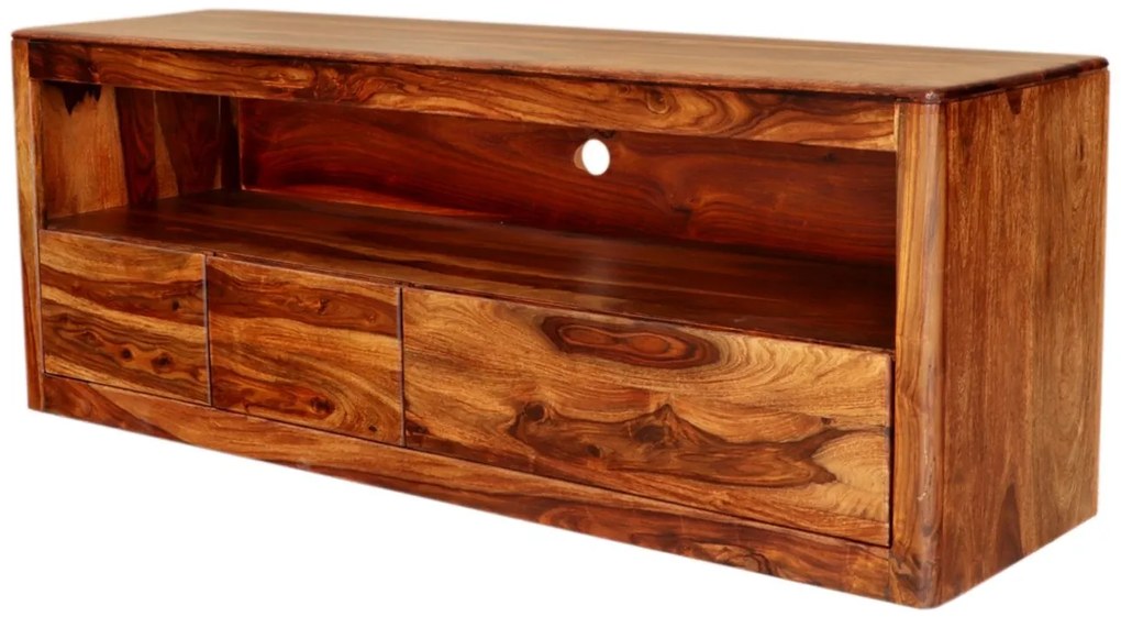 furniture-nabytek.cz - Masiv tv stolek z dřeva palisandr 140x60x45