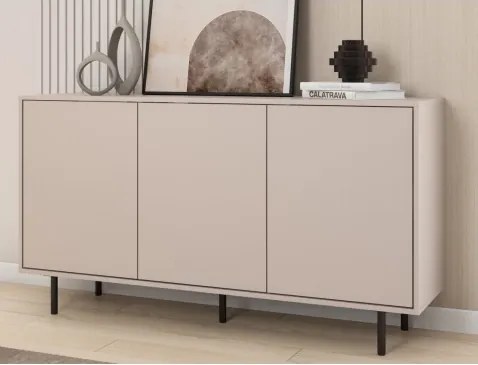 Úložná skrinka Flax, 151 cm, béžová kašmír%