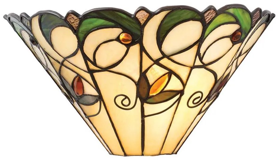 Endon 64198 - Nástenné svietidlo Tiffany JAMELIA 1xE14/40W/230V