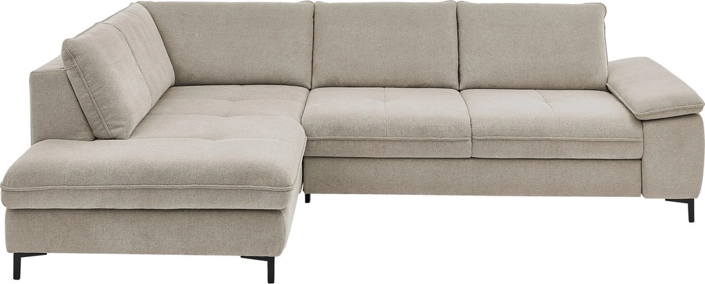 XXXLutz ROHOVÁ SEDAČKA, textil, piesková Beldomo Speed - Sedačky - 000711010801