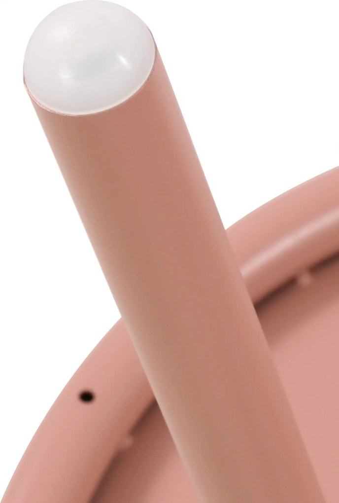 Konferenčný stolík Velva - v45 x 80 x 45 cm - Ružová