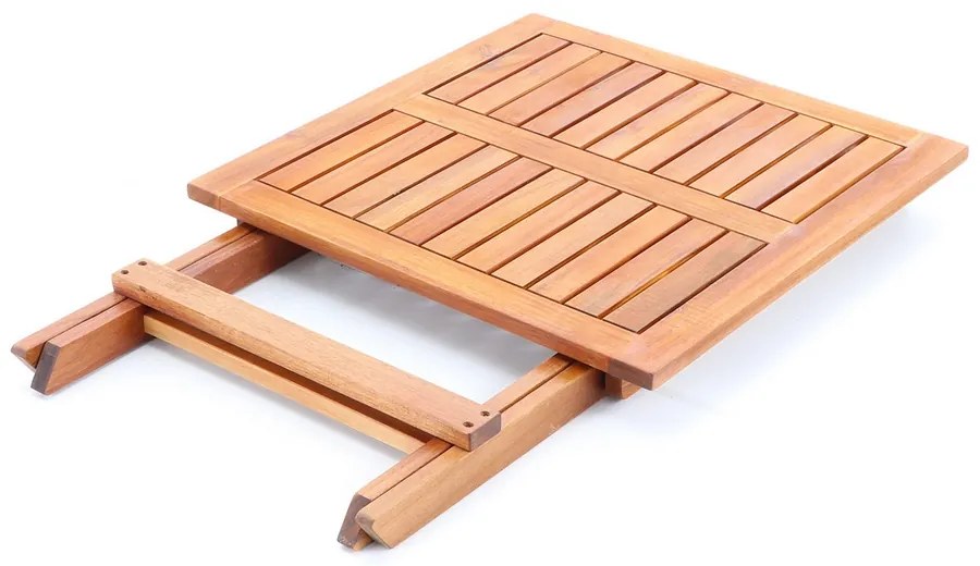 Záhradná stolová zostava Kled - 2 miesta, hnedá