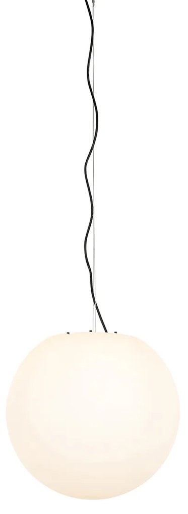 Moderná vonkajšia lampa biela 45 cm IP65 - Nura