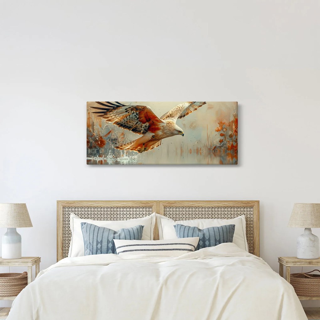 Obraz - Dravý vták (120x50 cm)