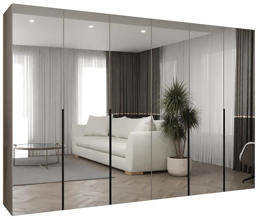 Skriňa Alicante III 300 kašmír/čierna