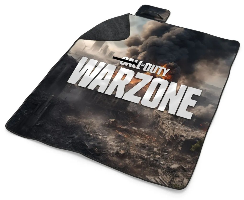 Sablio Plážová deka Call of Duty Warzone - Mesto: 200x140 cm