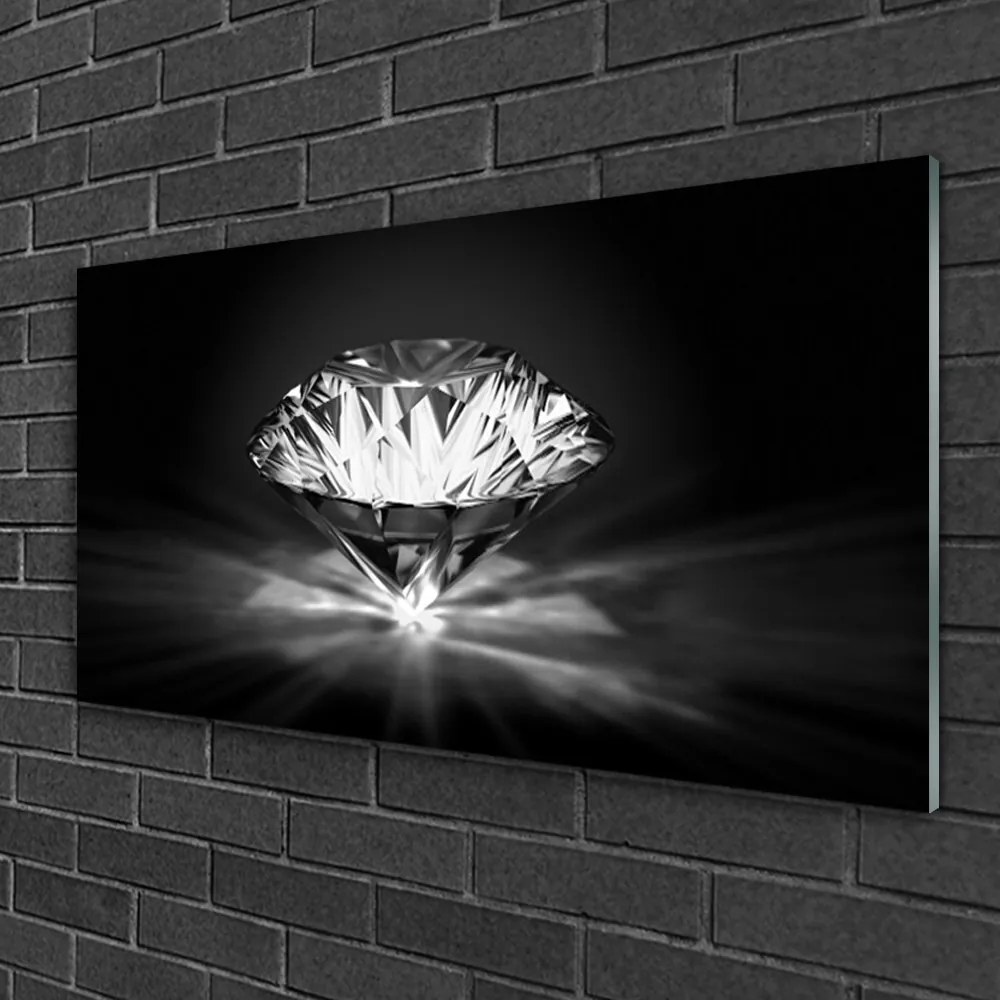 Skleneny obraz Umenie diamant art 125x50 cm
