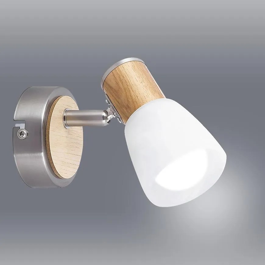 Nástenné bodové svietidlo Gavin 6486 chróm LS1