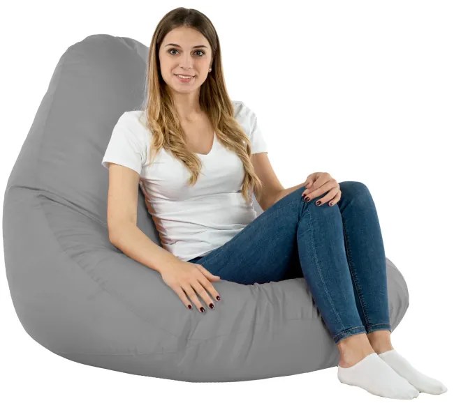 Sedací vak DROP XXL sivý OUTDOOR