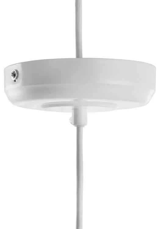 Biela stropná lampa MAVONE Beliani