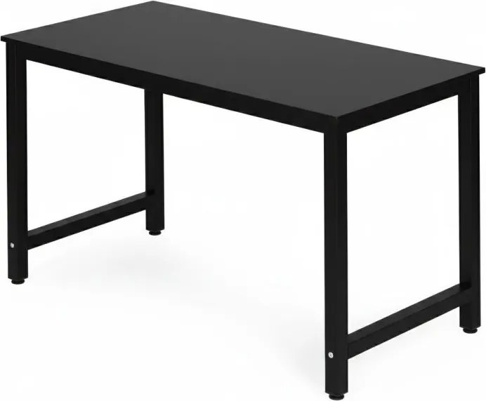 Počítačový stôl 120 x 60 cm – pracovný stôl do kancelárie a študentskej izby čierna