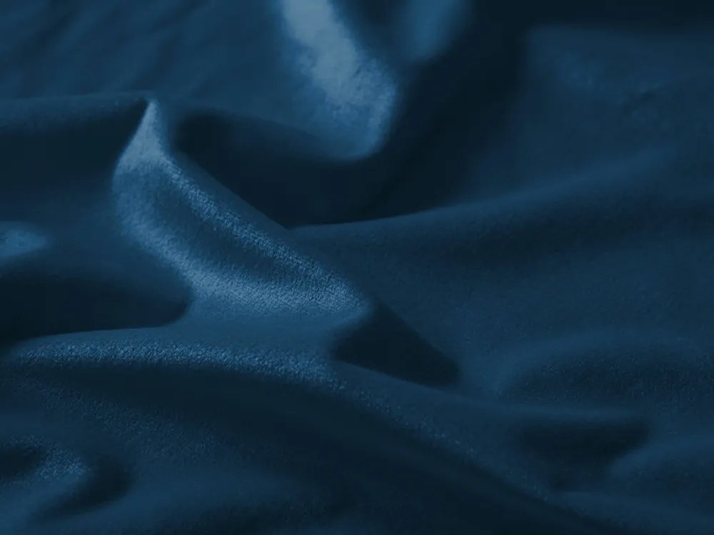 Biante Zamatový okrúhly obrus Velvet Premium SVP-001 Petrolejovo modrý Ø 130 cm