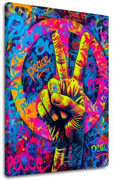 Obraz Peace Sign na plátne | Akrylové detaily