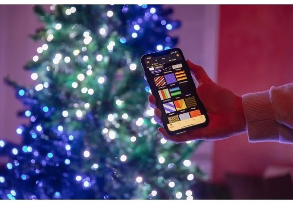 Twinkly TWS250STP-BEU - LED RGB Vonkajšia vianočná reťaz 250xLED 23,5m IP44 Wi-Fi