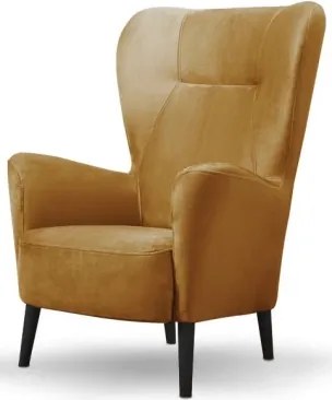 Kreslo Next, žltá látka%