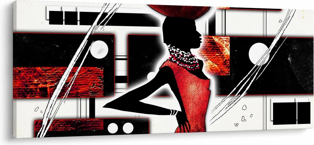 Obraz maľby starovekej dámy (120x50 cm)