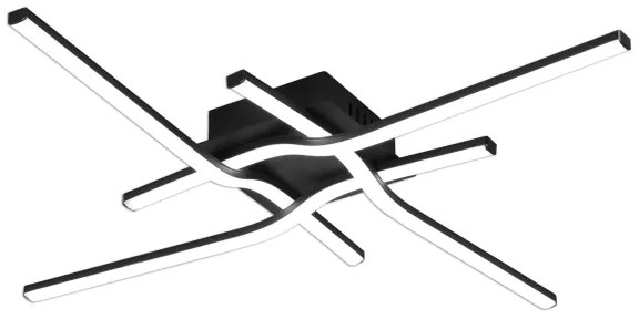 Brilagi - LED stropné svietidlo STRIPES LED/38W/230V čierna