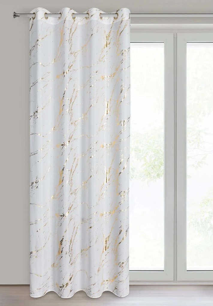 ZÁVES NA KRÚŽKOCH LANI 140X250 CM VZOROVANÁ