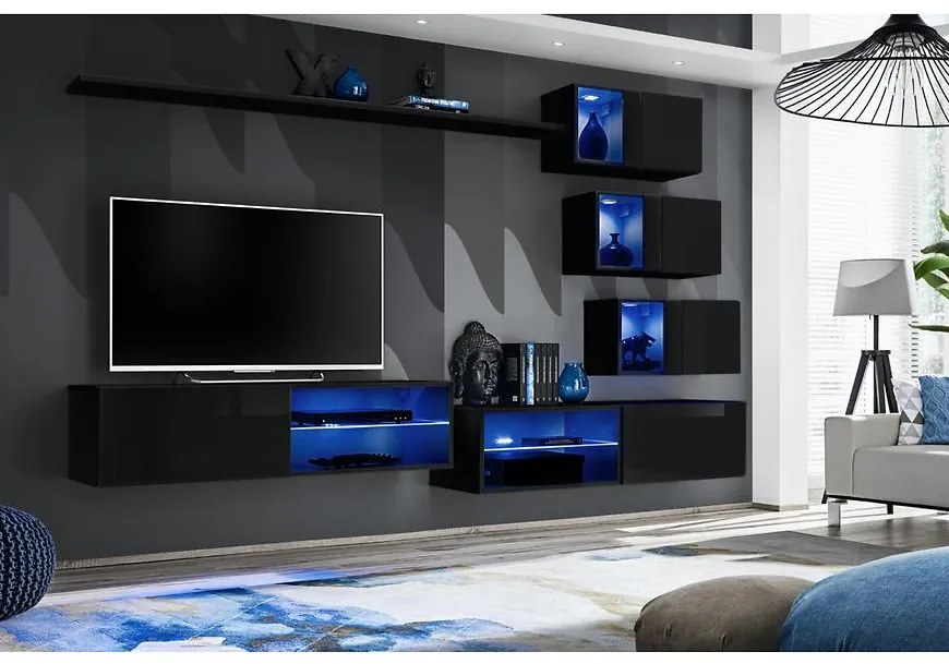 Obývacia Stena Switch Xxiv Čierna