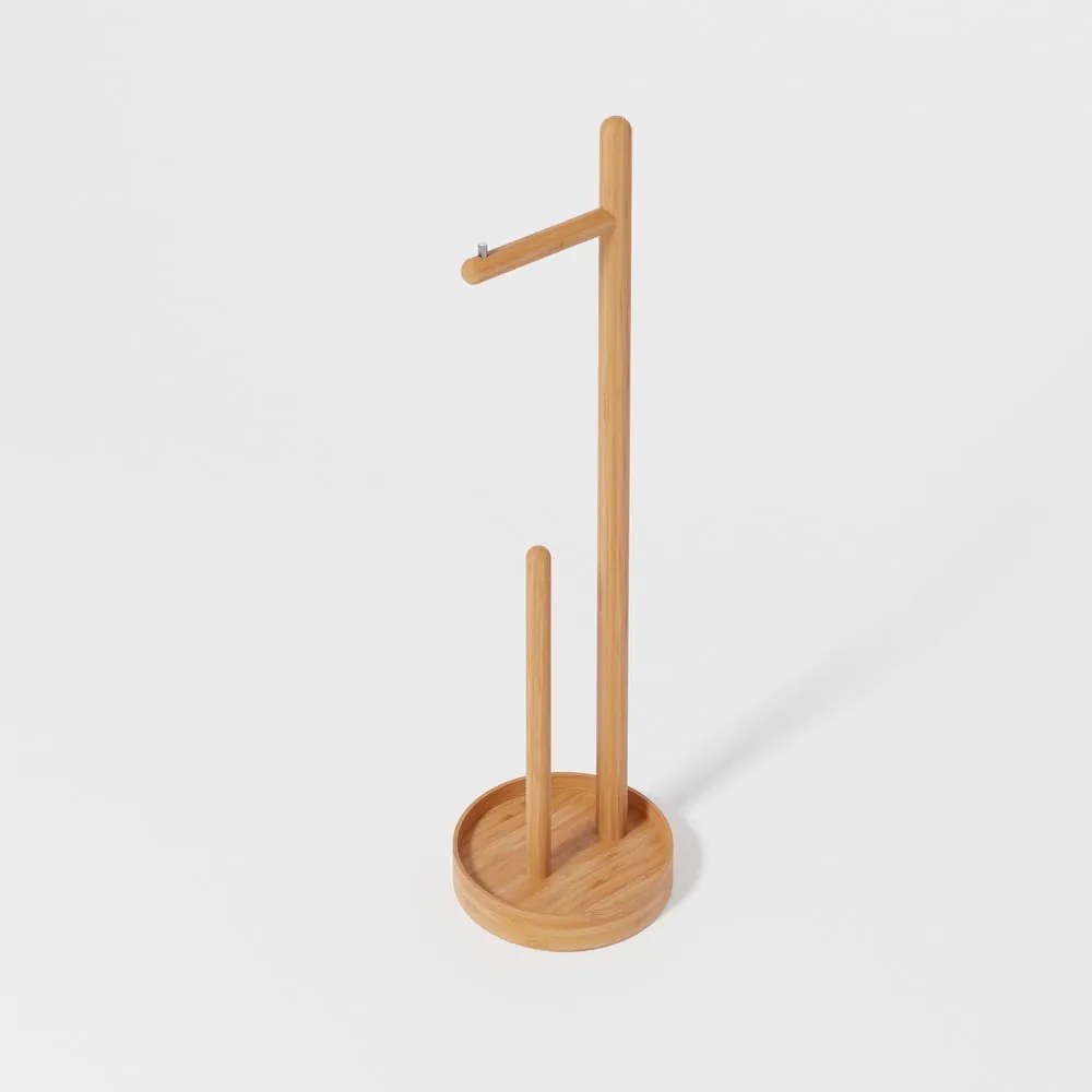 Stojan na toaletný papier z bambusového dreva Wireworks Yoku