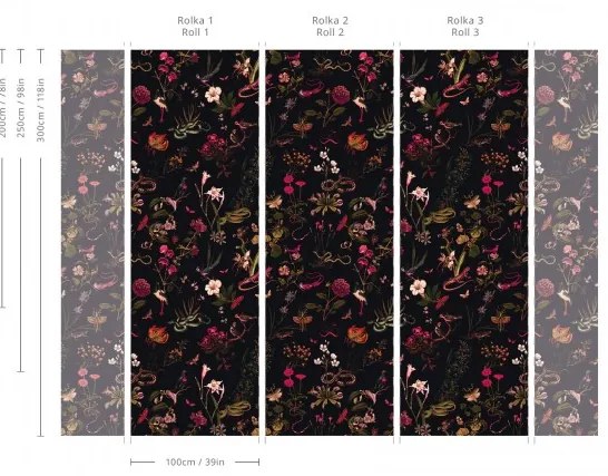 WALLCOLORS Mysterious Garden Wallpaper - tapeta POVRCH: Prowall Eco