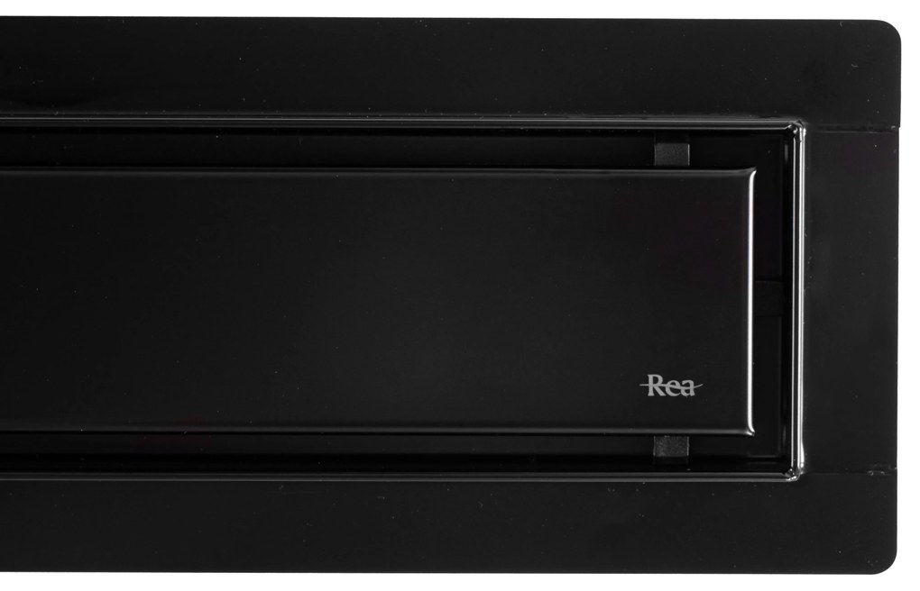 Rea NEOX Superflow, odtokový sprchový žľab 70 cm, čierna matná, REA-G7806