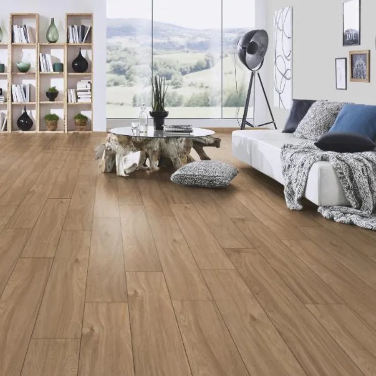 Krono Original, Laminátová podlaha Super Natural Classic Dub Credenza K338 NL, 1288 x 195 mm