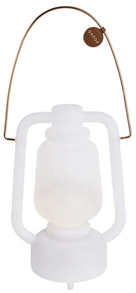 Stolná lampa biela IP44 vrátane Bluetooth reproduktora - Storm Music