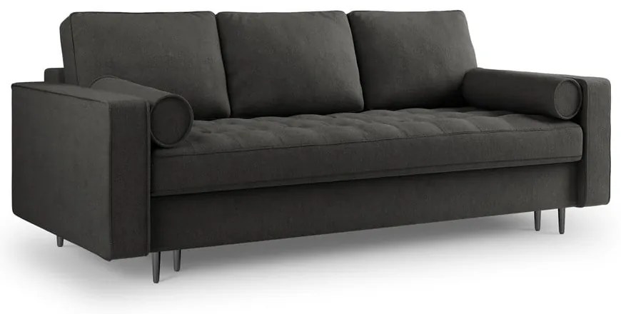 Tmavosivá rozkladacia pohovka Milo Casa Santo