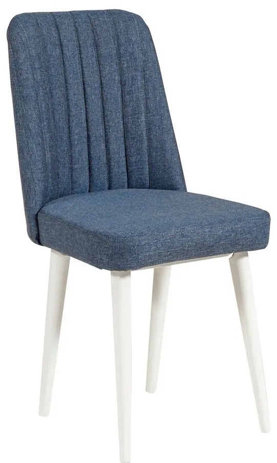 Jedálenský set Vina 5D biela/tmavo modrá